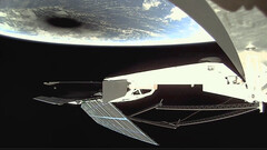 El satélite de SpaceX capta un atisbo del eclipse solar (imagen: Starlink/X)
