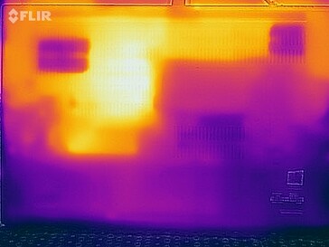 Prueba de esfuerzo de temperaturas superficiales (abajo)