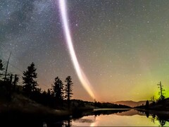 Una imagen del fenómeno STEVE (Fuente de la imagen: Dave Markel Photography; recortada)