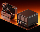 El Aoostar WTR Max ya está disponible con el Intel Core i5 1235U. En la imagen: el NAS con una eGPU.