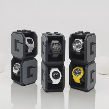 El soporte apilable para relojes G-Shock (Fuente de la imagen: Casio)