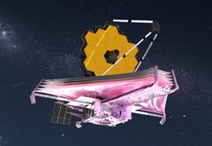 Render del despliegue del telescopio espacial James Webb (imagen: Adriana Gutierrez/NASA)