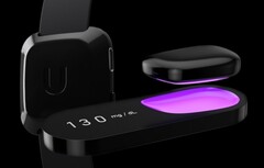 El dispositivo KnowU (R) y el wearable UBand (L) ofrecen una alternativa indolora a la punción de los dedos. (Fuente de la imagen: Know Labs - editado)