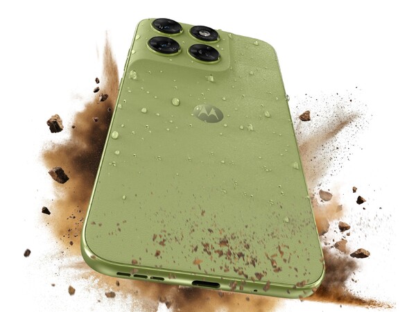 El Motorola Moto G67 tiene una clasificación IP64 de resistencia al polvo y al agua. (Fuente de la imagen: Motorola)