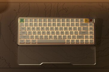 Teclado mecánico de bajo perfil NuPhy Air75 V3 en blanco. (Fuente de la imagen: NuPhy)