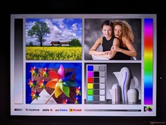 Amplios ángulos de visión OLED. El efecto arco iris se hace notable