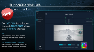 Sound Tracker ayuda a rastrear el posicionamiento espacial del sonido. (Cortesía de la diapositiva: MSI)