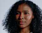 Rostro con líneas de escaneo para el reconocimiento facial