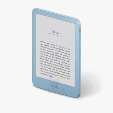 Amazon Kindle de 12.ª generación en azul claro.