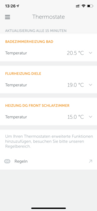 Elements App: Visión general de los termostatos