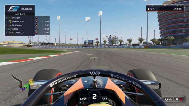 F1 25 HUD (fuente de la imagen: Anil Ganti, Notebookcheck)