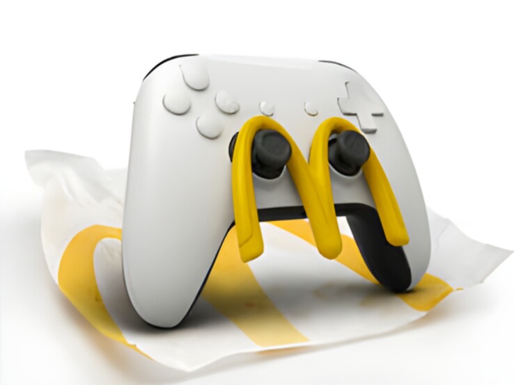 En la foto: el artilugio anti-AFK incluido con el menú.