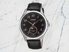 Los relojes MTP-M110L-1AV (en la imagen) y MTP-M110RL-5AV de Casio llegarán próximamente. (Fuente de la imagen: Casio, editado)