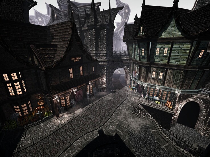 Esto es Nightmare Alley, aunque a primera vista podría confundirse fácilmente con el callejón Knockturn de Harry Potter.