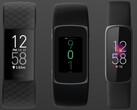 El Fitbit Charge 4 (L) y el Fitbit Luxe (R) comparados con el potencial Fitbit Charge 5. (Fuente de la imagen: Fitbit/9To5Google - editado)