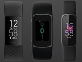 El Fitbit Charge 4 (L) y el Fitbit Luxe (R) comparados con el potencial Fitbit Charge 5. (Fuente de la imagen: Fitbit/9To5Google - editado)