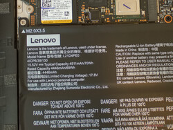 Batería en el Lenovo Yoga Slim 7i Pro X