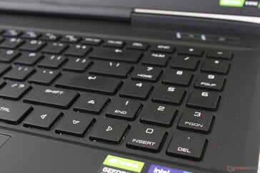 Las teclas del Numpad son más suaves y no tan ruidosas como las teclas principales del QWERTY