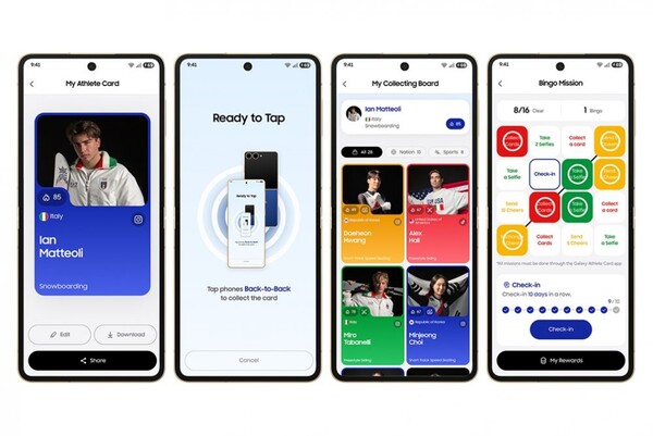 El Samsung Galaxy Z Flip 7 Olympic Edition viene con aplicaciones y funciones especiales relacionadas con el torneo. (Fuente de la imagen: Samsung)