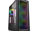 Caja ATX Sharkoon RGB Wave con panel frontal de ondas 3D (Fuente: Sharkoon)