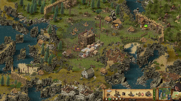 En la imagen: Una captura de pantalla de juego de Stronghold: Definitive Edition.