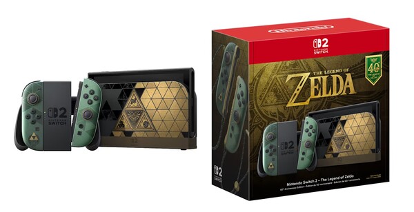 La Nintendo Switch 2 – The Legend of Zelda – Edición 40.º Aniversario saldrá a la venta el 29 de octubre.