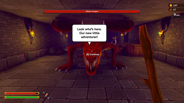 En la imagen: una captura de pantalla del juego The RPG.
