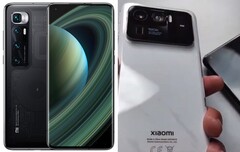 La comparación entre el Xiaomi Mi 10 Ultra (L) y el Mi 11 Ultra (R) revela numerosas diferencias... sobre todo con el SoC y el bulto de la cámara. (Fuente de la imagen: Xiaomi/Tech Buff PH)