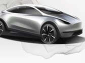 Los primeros bocetos insinúan el diseño del Robotaxi (Fuente de la imagen: Tesla)