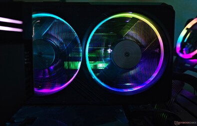 Efectos RGB en los ventiladores