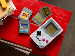 La Lego Game Boy viene con cartuchos construibles de Super Mario y Zelda en la caja. (Fuente de la imagen: Lego)