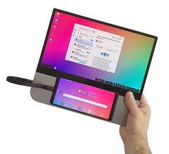 El NexPad tiene una pantalla de 12 pulgadas y pesa más de 750 g sin su soporte. (Fuente de la imagen: Nex Computer)