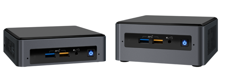 NUC8ixBEK (izquierda) vs. NUC8ixBEH (derecha) NUC8ixBEK (izquierda) vs. NUC8ixBEH (derecha)