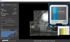 Cinebench R15 renderizado de un solo núcleo