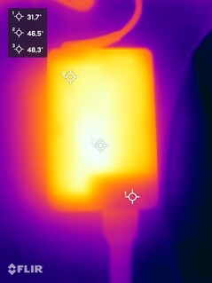 Suministro eléctrico durante la prueba de esfuerzo