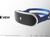Antonio De Rosa ha basado sus renders en una impresión artística filtrada de los auriculares de Apple. (Fuente de la imagen: Antonio De Rosa)