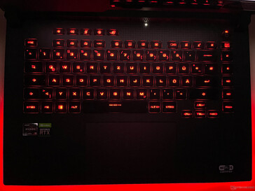 Asus ROG Strix G15 G513 - Retroiluminación del teclado