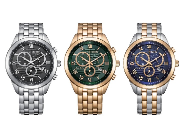 De izquierda a derecha: los relojes Citizen AT2600-57E, AT2603-59X y AT2606-51L