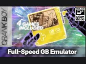 Portada del anuncio del emulador de Crank Boy para el Playdate