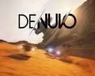 Se muestra un banner de Star Wars: Galactic Racer y Denuvo