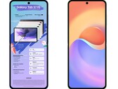 Una aproximación de cómo será el Galaxy Z Flip3. (Fuente de la imagen: Ice Universe)