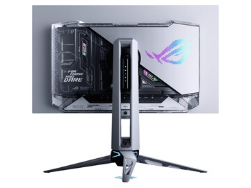 Cuenta con un exclusivo diseño transparente en la parte trasera con iluminación RGB. (Fuente de la imagen: Asus)