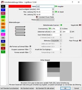 Configuración de la escala de grises