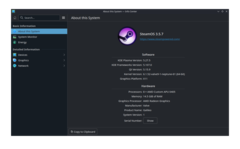 Centro de información del sistema Steam OS/Linux