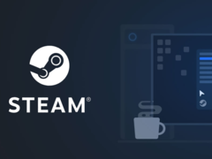 Material gráfico promocional con el logotipo de Steam (fuente de la imagen: Valve)