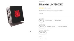 Minisforum EliteMini UM780 XTX (fuente: Minisforum)