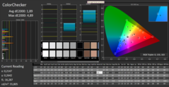 CalMan Color Checker - Después de la calibración