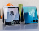 Samsung Galaxy Z Flip7 (derecha) comparado con el Flip7 FE (izquierda)