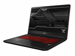 El Asus TUF Gaming FX705GE-EW096T, proporcionado por cortesía de: notebooksbilliger.de