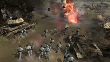 En la imagen: Una captura de pantalla de juego de Company of Heroes.
